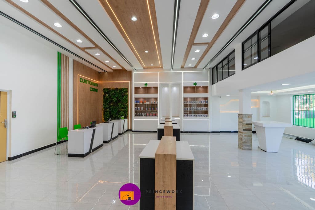 Safaricom Wote-Makueni retail branch interior — photo 1